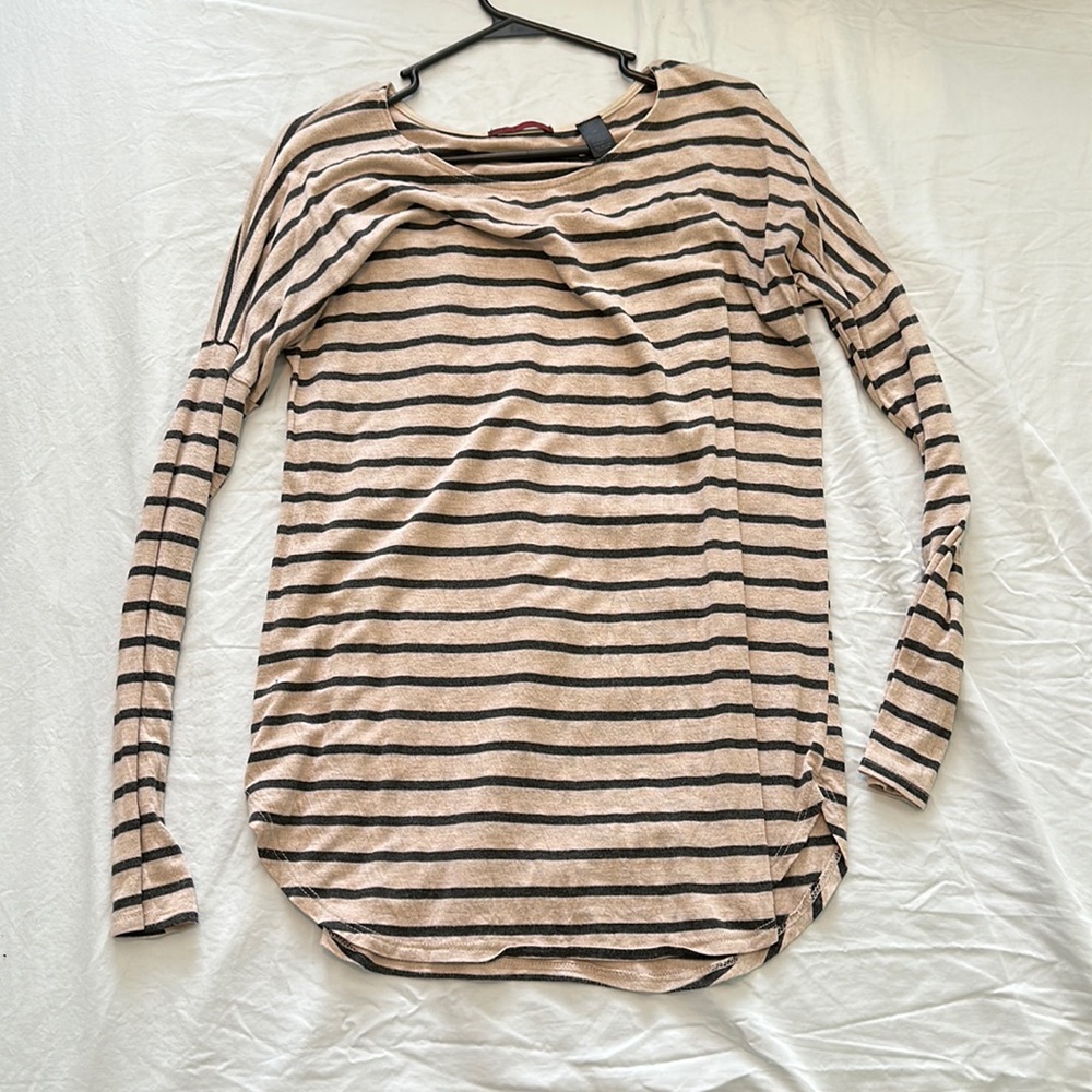BKE Red Striped Top